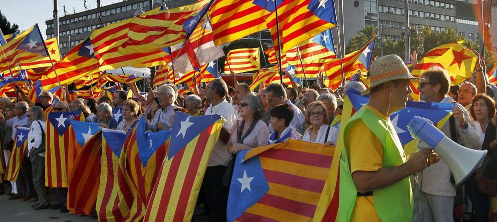 Resultado de imagen de independencia cataluña manifestaciones